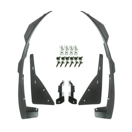 4-pcs Front&Rear Splash Guards Mudflaps Mudguards For 2014-2015 Chevrolet Camaro