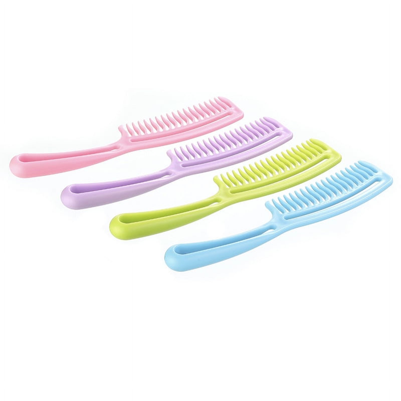 4 pcs Hair Detangling Comb Wavy Tooth Comb Portable Hair Styling Combs