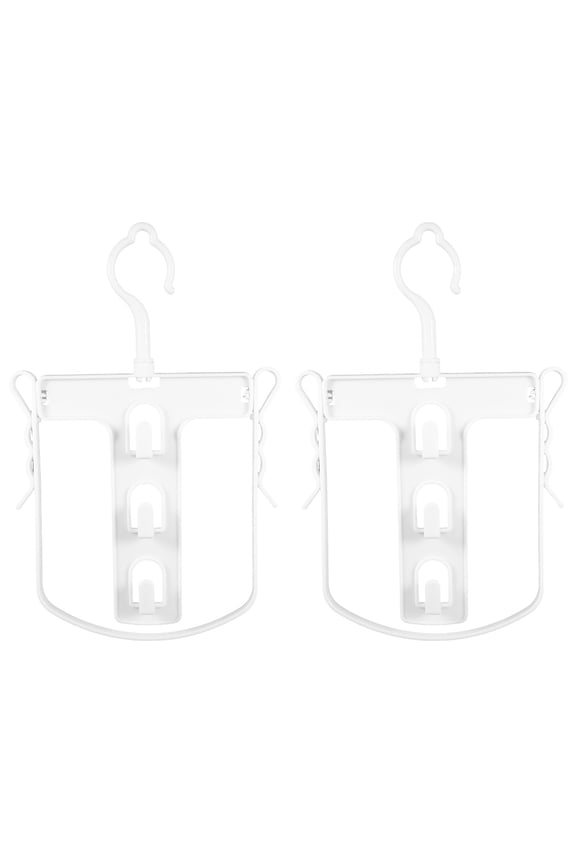 4 Pcs Plastic Hoodie Hangers Foldable Anti- Clothes Drying Hangers for Hoodies and Sweatshirts