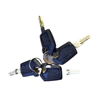 4 Pack Ignition, Padlock & Door Keys For Caterpillar Equipment - 5P8500, 0964753, 0966198