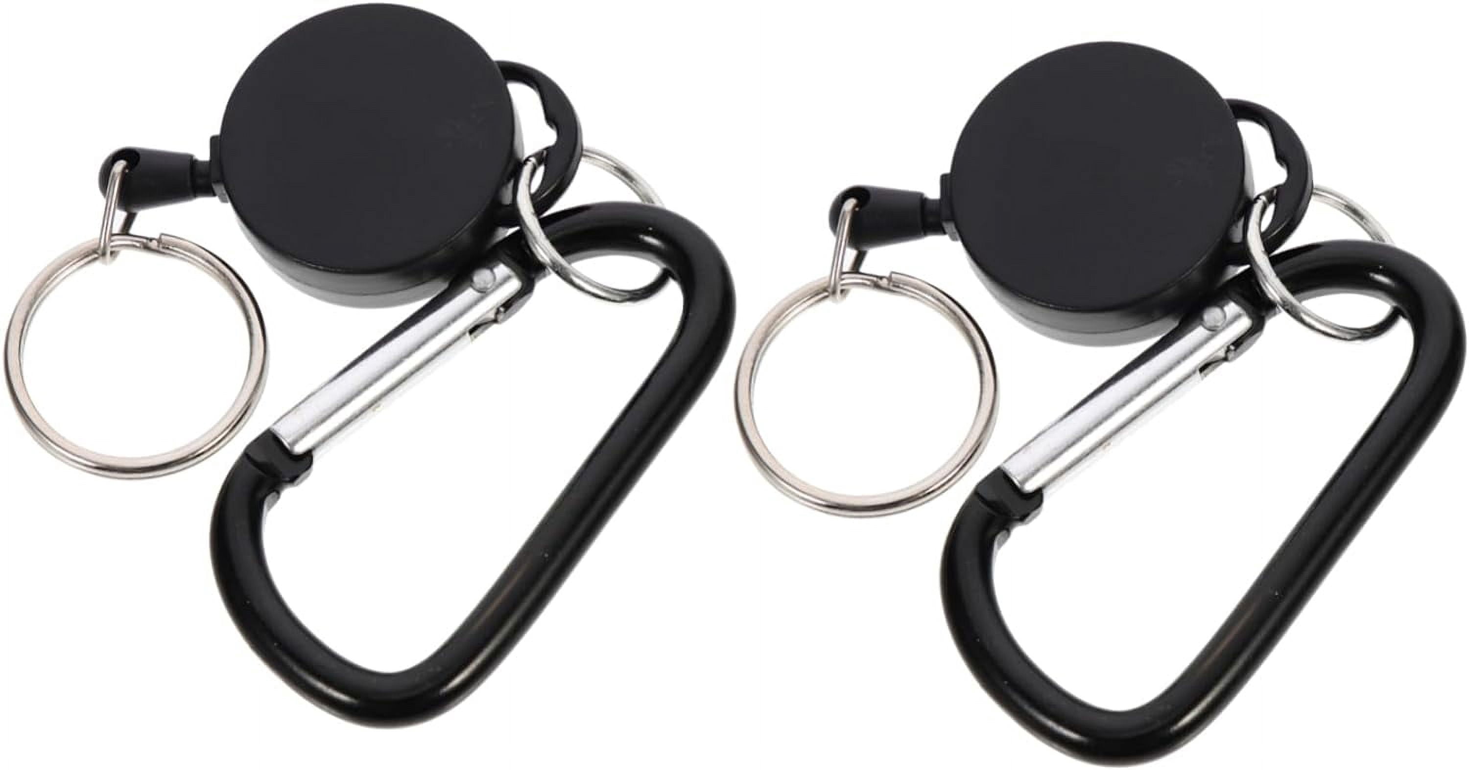 4 pcs Key Chain Badge Holder Reel Retractable Keychain id Badge Holder
