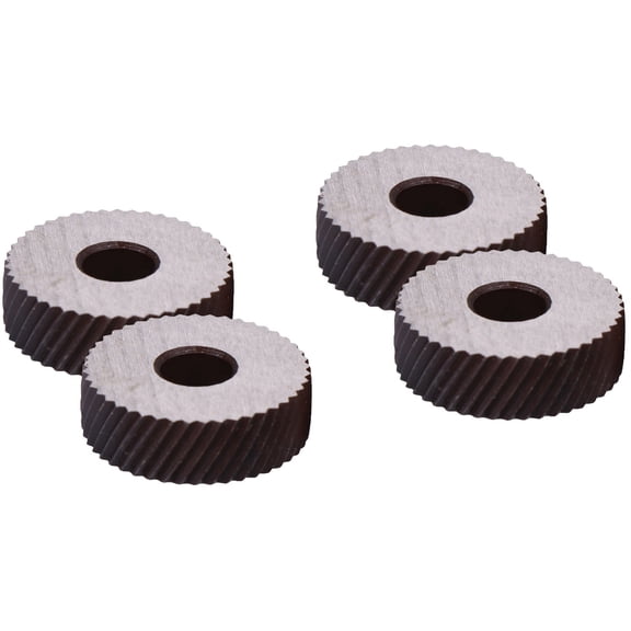 4 pcs  Knurling Wheels Diagonal Wheel Linear Knurl Replacement Coarse Knurling Wheels