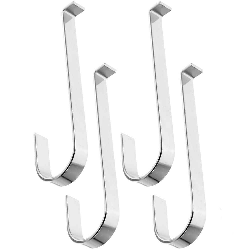 4 pcs Metal Vinyl Siding Hooks Outdoor Vinyl Siding Hooks Stainless
