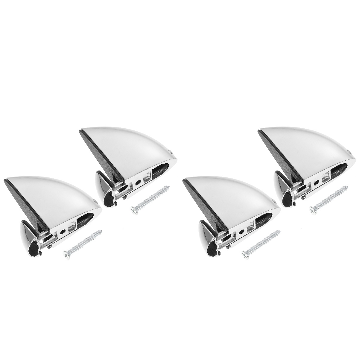 4 pcs Mirror Holder Clips Mirror Mounting Clips Glass Shelf Holder