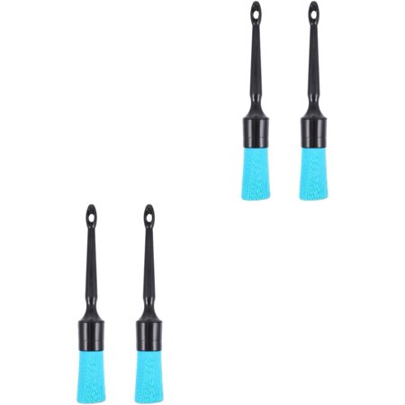 4 pcs Rim Kit Practical Wire Multi- Free Car Brush Scratch Detail Air Premium Handheld Duster Multi-use Tool Wand Use Detailing Scratch: Tire Cleaning Wheel Auto with Vent Outlet