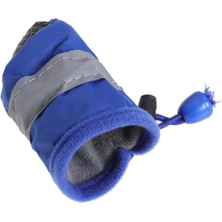 4 pcs Small Control Socks Winter Shoes Protector Sole Straps Medium Large Anti for Midium Traction Slip to Rain Puppy Draw M Dogs Anti- Protectors Paw with Boots Seasons Size Dog