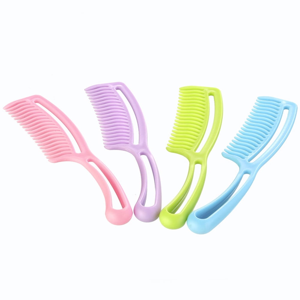 4 pcs Styling Combs Detangler Comb Wavy Tooth Combs Detangling Comb