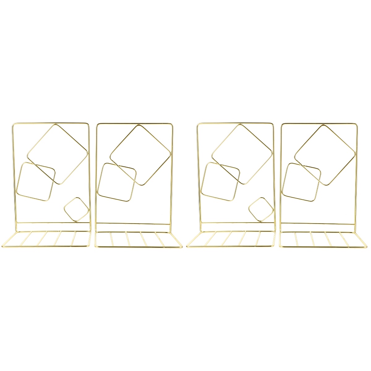Qiysamall 4 pcs Table Bookends Delicate Book Organizers Kitchen Themed