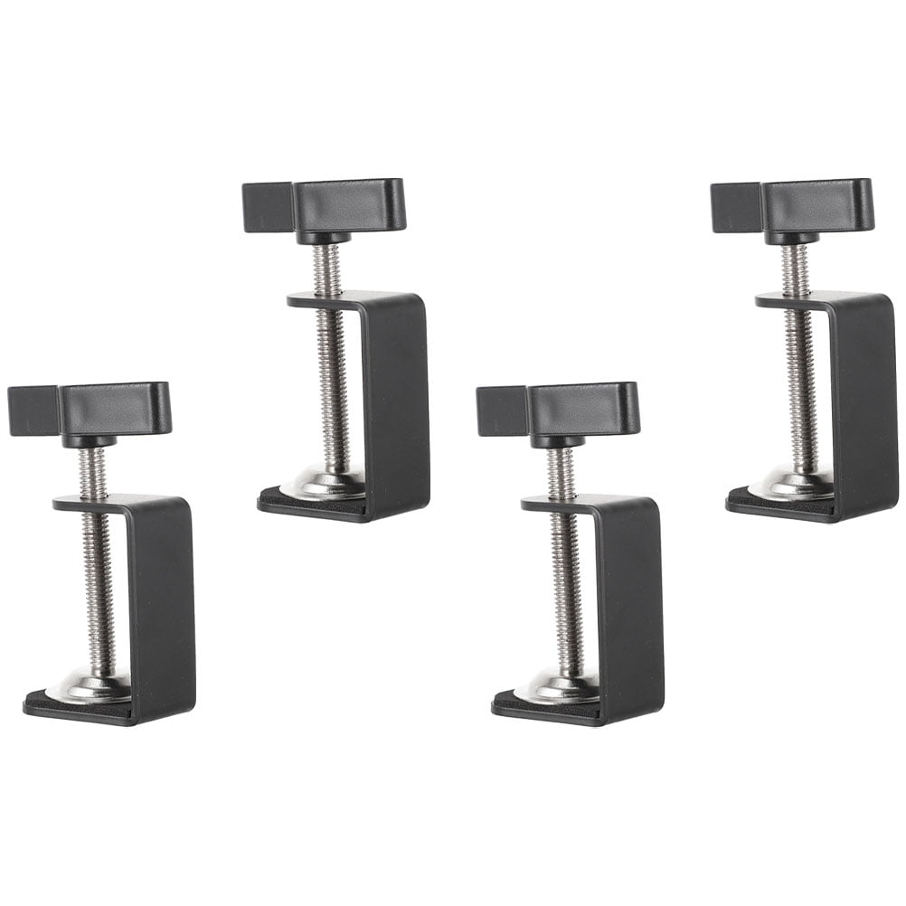 4 pcs Table Mounting Clamps Universal Tabletop Mounting Clamps Desk