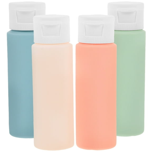 4 pcs Travel Size Shampoo Bottles Empty Lotion Bottles Portable Squeeze Bottle Refillable Lotion Bottles