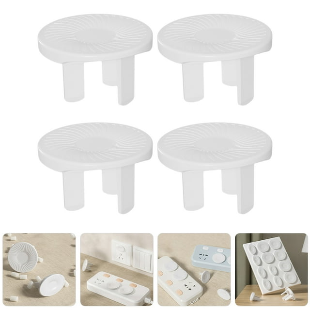 4 pcs Wall Outlet Protectors Baby Proofing Outlets Protector Child Safety Outlet Covers