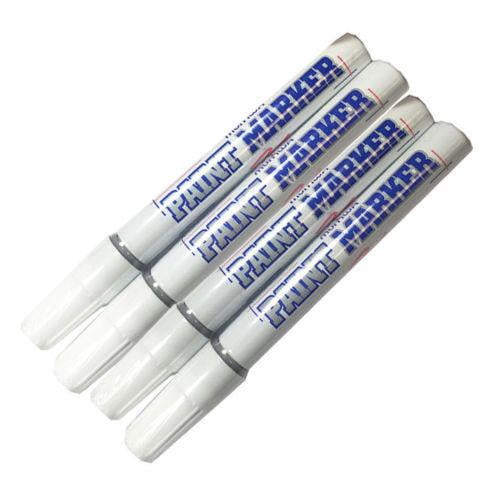 4 pcs Waterproof Permanent Paint Markers Pen Car Tire Tread Rubber Metal Purple