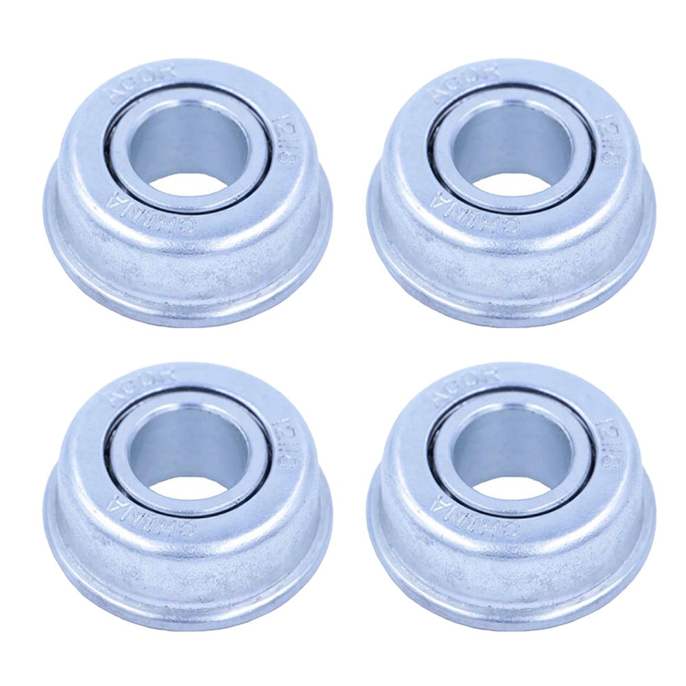 4 Roulements De Roue Pour Tondeuse à Gazon - Dimensions ID 12,7 Mm X OD 28,6 Mm - En Acier - Installation Facile