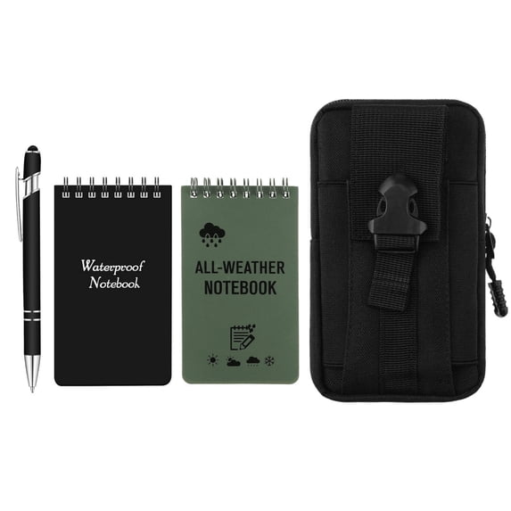 Mini Weather Notebook 4-piece Set Of Waterproof Notebook, All-weather Waterproof Notepad, 3×5 ...