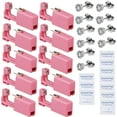 thumbnail image 1 of 4-piece piercing set, Evatage disposable self-ear piercing gun set, nose hole tool with crystal stud earrings for home salon piercings, 1 of 5