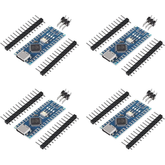 4-piece set 3.0328 board 340516 microcontroller board, with header, unsoldered, compatible with electronic development board 3283.0