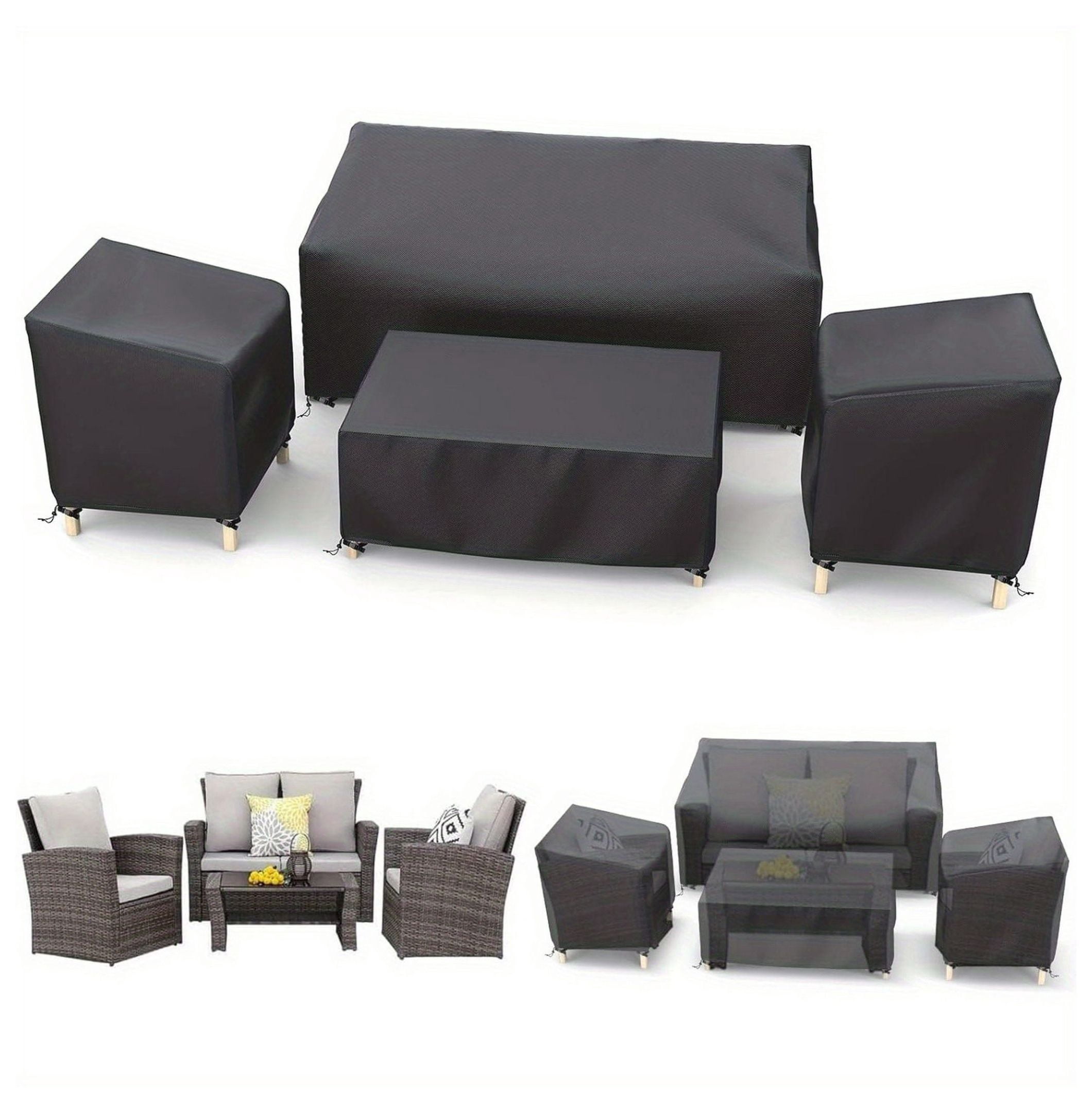 Terrace Set 4-piece terrace furniture set, outdoor furniture set, outdoor ...