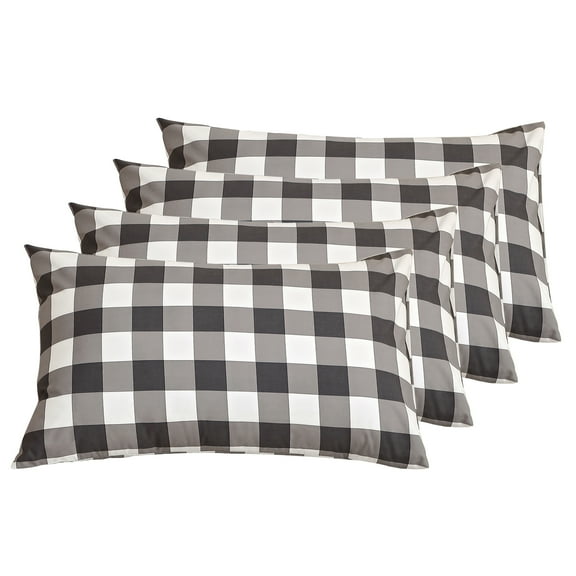 4 pieces King size 20x36in bed pillowcases pillow protector cover