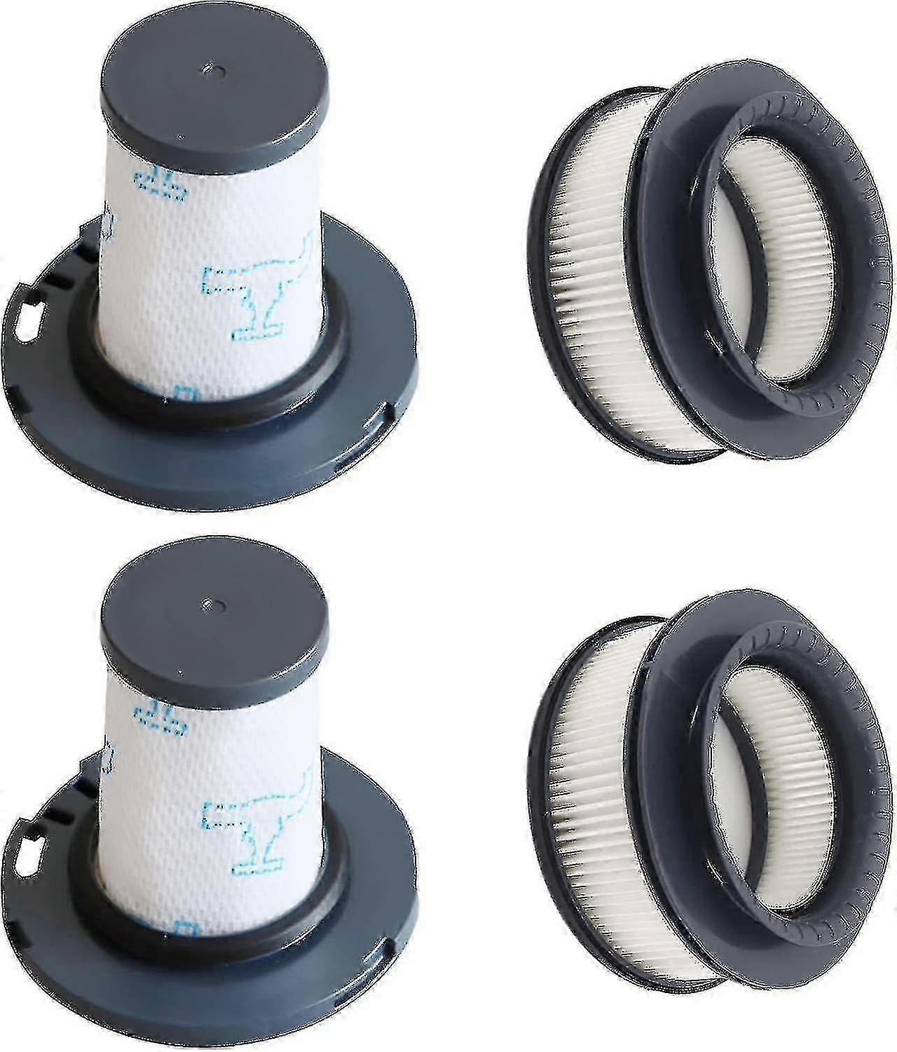 4 pieces hepa filter replacement accessory set for rowenta x-force flex 11.60 14.60 15.60 p