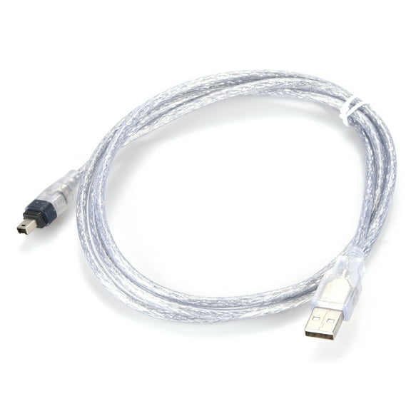 4-pin USB Male to Firewire IEEE 1394 4Pin Data Transfer Male Cable Cord Converter 1.5M