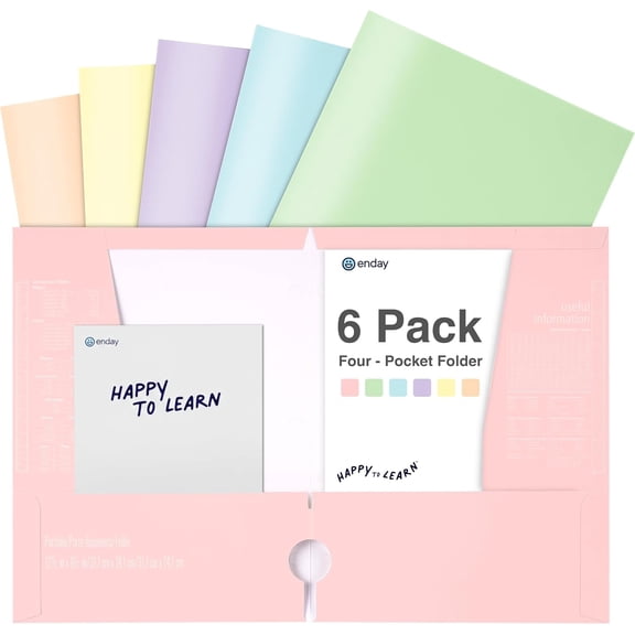 4 pocket 6 pastel