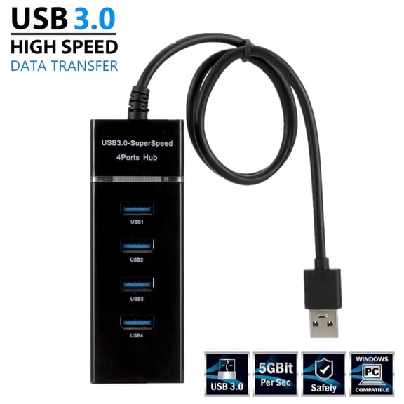 4 ports USB 3.0 hub splitter high speed hub high-speed multi expansion for desktop PC laptop adapter usb 3.0 Hub