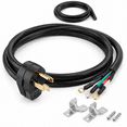 4-prong 40 amp 12FT Range Power Cord Replacement for Stovetop Oven ...