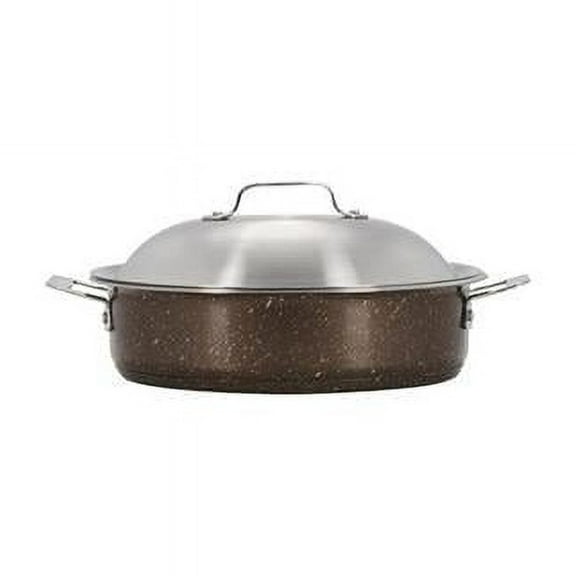 4 qt Hotstone Coffee Cucina Saut Use with Lid - Induction Bottom