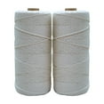 thumbnail image 1 of 4 roll Cotton String Threads for Knit Making White 1mm 109.36 Yards(100m)/Roll, 1 of 1