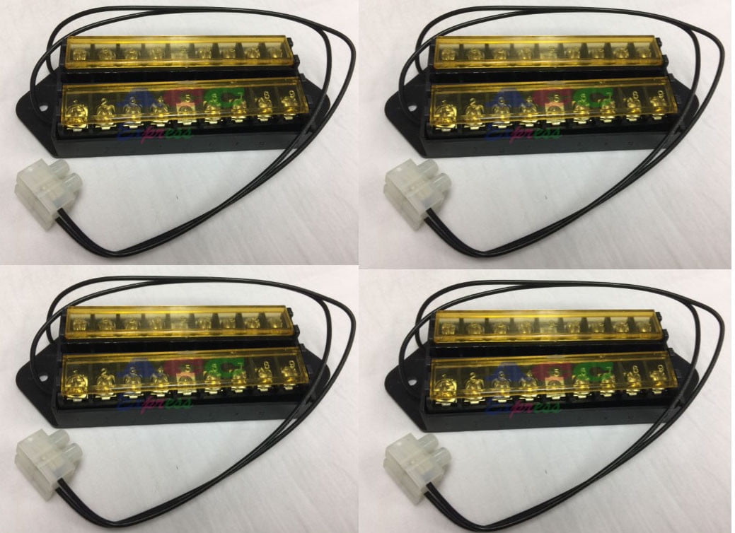 4 set Splits 1 Input to 8 Out, 8 Way Terminal Block Bus Bar T