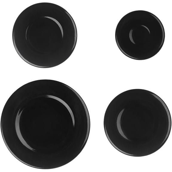 4- set of gas stove burner cover,Upgraded gas stove burner cover kit for SABAF Stoves,Burner caps for gas stove,Oven Gas Hob Burner Crown Flame Cap Cover, Stove Handles Lid Kit