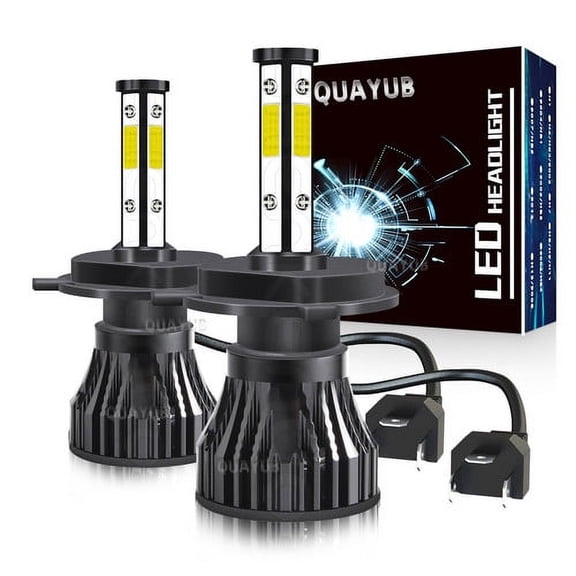 4-sides 9003 H4 LED Headlight Kit Bulbs 2x for Toyota FJ Cruiser 2007-2014 White