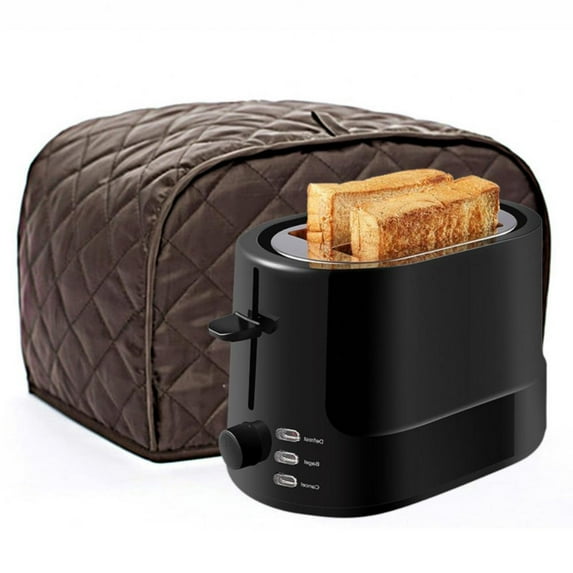 4-slice Toaster Dust-proof Cover, Small Appliance Cover For Kitchen/Keep Toaster Free From Dust And Fingerprint (12.5"L X 11"W X 8.5"H, Brown)