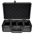 thumbnail image 1 of 4 slot Trading Card Storage Case - Hard Shell Trading Card Box for Graded sports Cards PSA BSG - 42 Card Capacity - Baseball, Football, Basketball, Pokemon Slab Carry Case, 1 of 5
