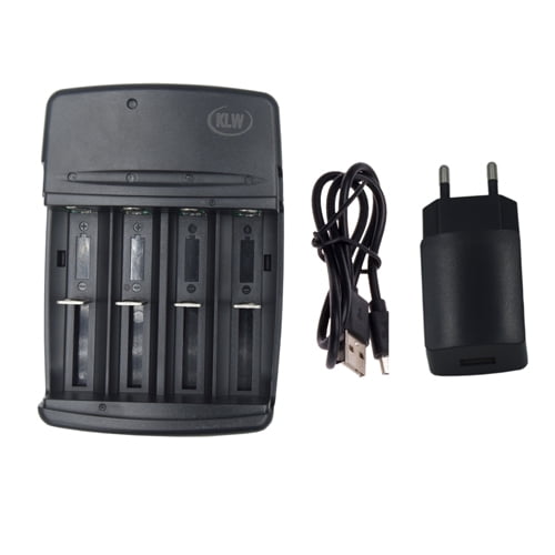 4 slots Smart USB Battery Charger for Rechargeable C D SC A AA AAA AAAA