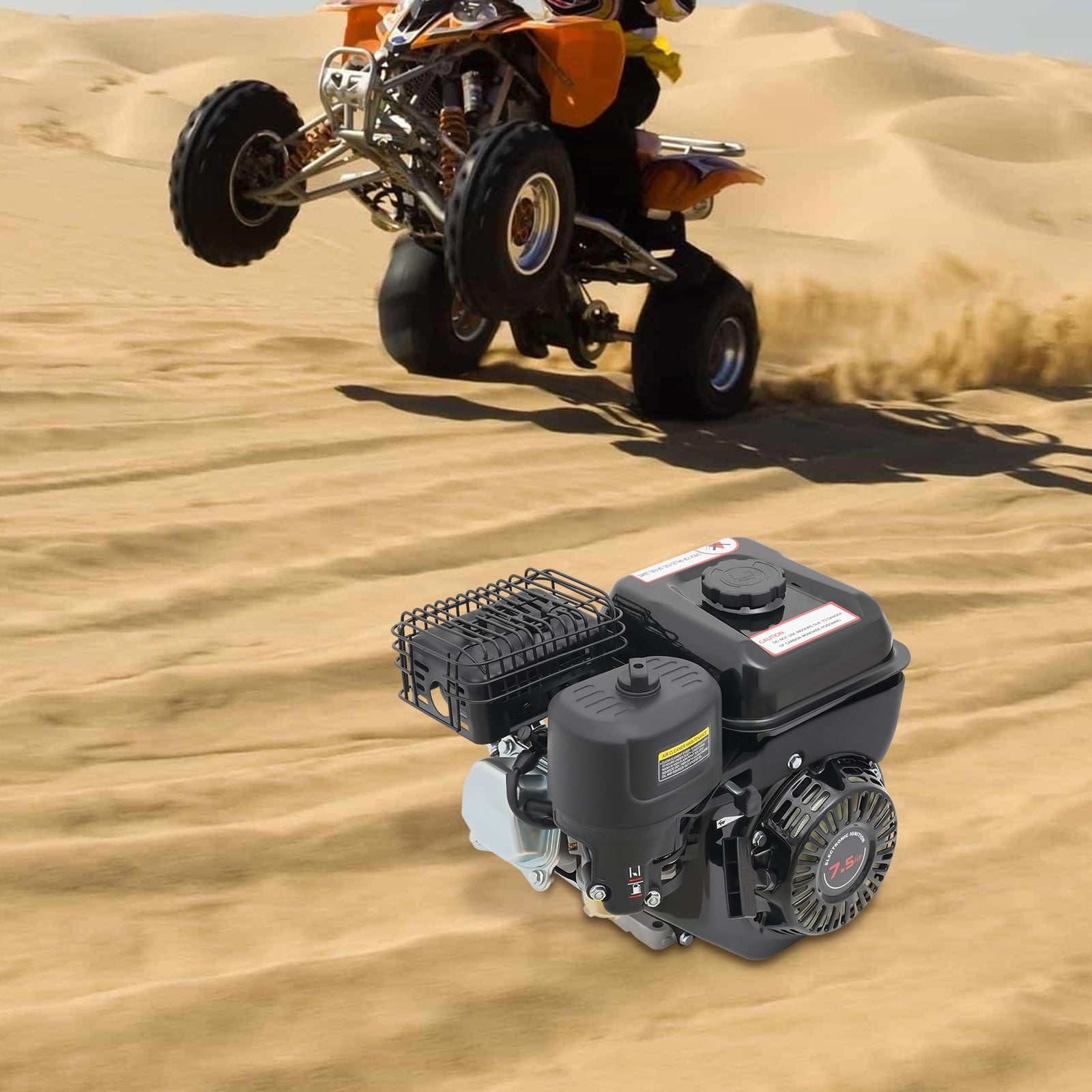 4-stroke Gasoline Engine, Portable Engine 3600rmp 212cc 7.5hp