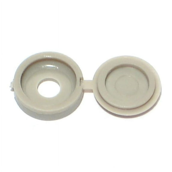 #4 to #6 Gray Nylon Plastic Screw Covers (20 pcs.)