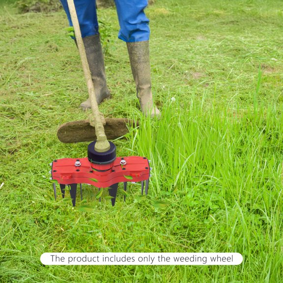 4-tooth Weeding Wheel, Multi-Function Weeding Wheel, Grass Remover Tool Attachment