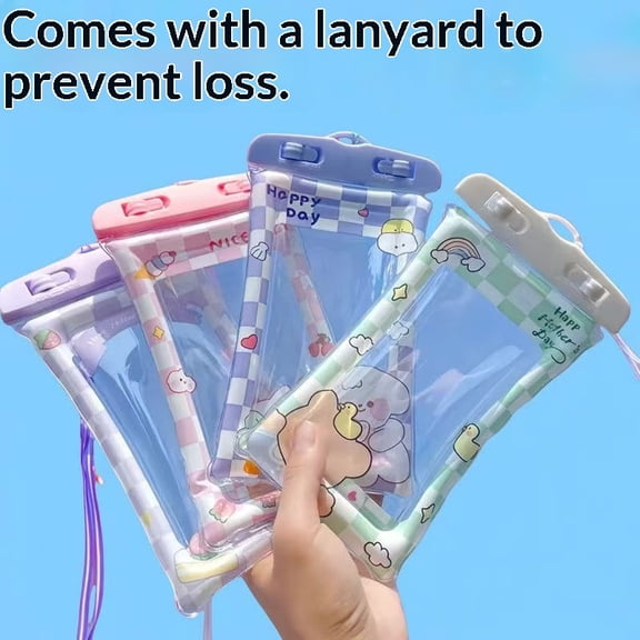 4 waterproof, touchable phone swimming/floating gear, underwater photography/videography, diving-specific waterproof phone case (universal model).