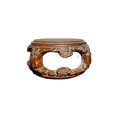 thumbnail image 1 of 4" wooden statue for home decor small boxwood carving tool rack frame hollow out decorative sculpture home decor, 1 of 4