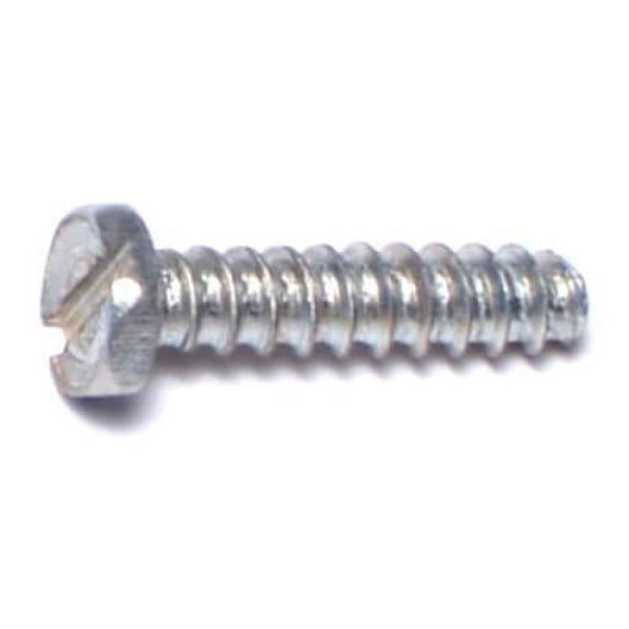 #4 x 1/2" Zinc Hex Washer Head Type B Sheet Metal Screws (24 pcs.)