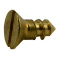 thumbnail image 1 of #4 x 1/4" Brass Slotted Flat Head Wood Screws WSFB-091 (60 pcs.), 1 of 1