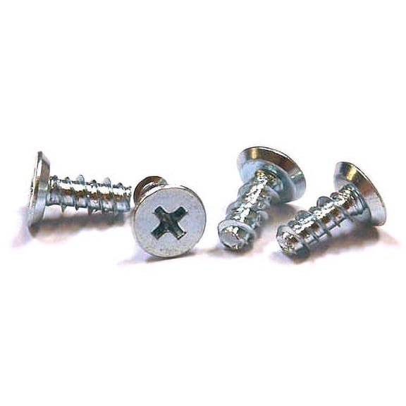 #4 x 1/4" High Low Style Thread Forming Screws / Phillips / Flat Undercut Head / Steel / Zinc - 10000 Piece Carton