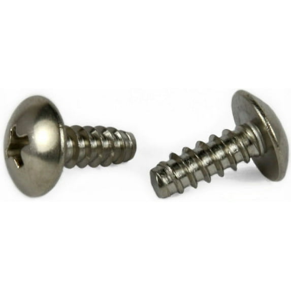 #4 x 1/4" Type B Self-Tapping Screws / Phillips / Truss Head / Steel / Zinc - 10000 Piece Carton