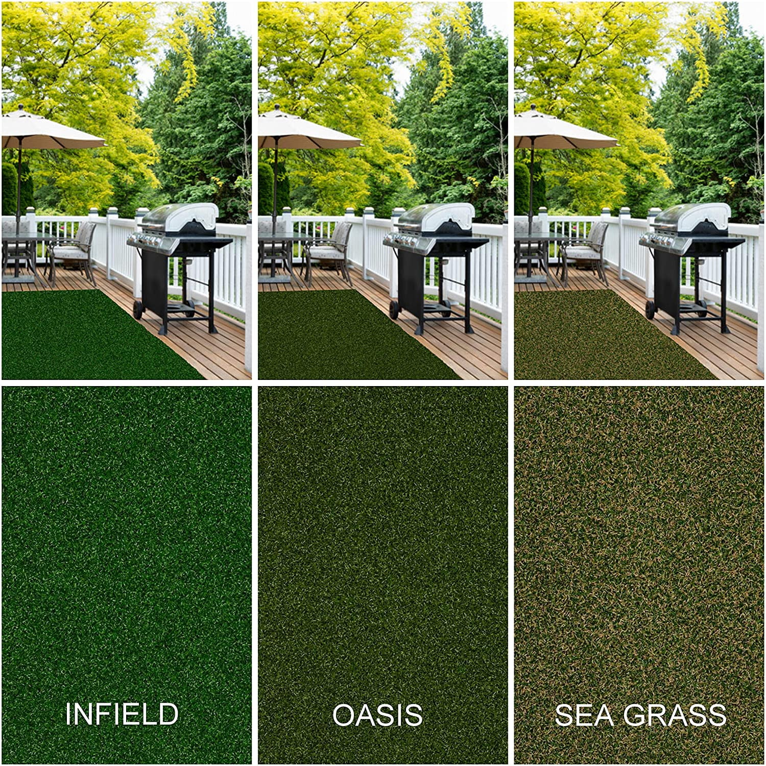 4' x 10' Sea Grass - Indoor Outdoor Custom Cut Area Rug Carpet Runners with  a Premium Fabric Finished Edges - Walmart.com, image size:1500x1500