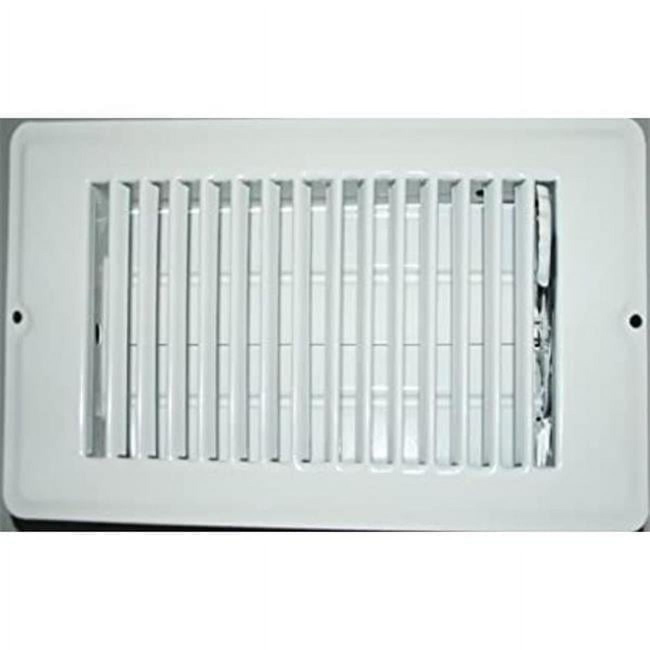 4 x 10 in. Floor Register, White