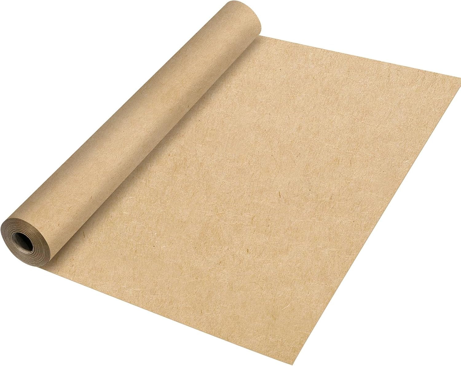 4 x 100 Ft Biodegradable Paper Weed Blocker Grass Barrier Landscape Paper Heavy Duty Biodegradable Paper Fabric for Garden Bed Grass Block (4x100 Ft)