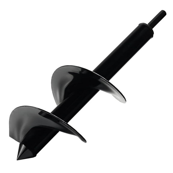 4 x 12 Inch Auger Drill Bit for Planting Garden Auger Spiral Drill Bit Rapid Bu