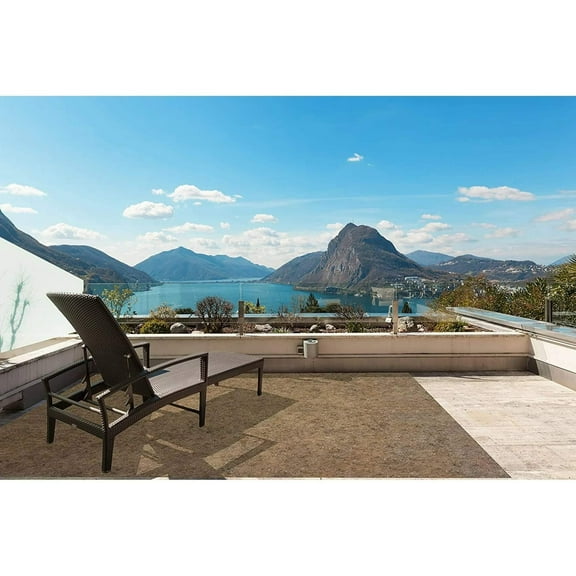 Koeckritz Rugs Valdosta 100% UV Olefin Indoor/Outdoor Area Rugs, 4'x12', Camel Solid Print