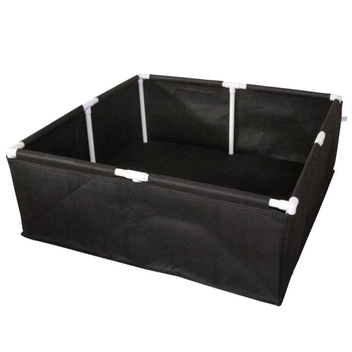 4' x 4' (120 gal) Fabric Grow Bed w/ PVC Frame, Raised Garden Bed